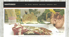 Desktop Screenshot of mantelbleu.com