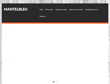 Tablet Screenshot of mantelbleu.com